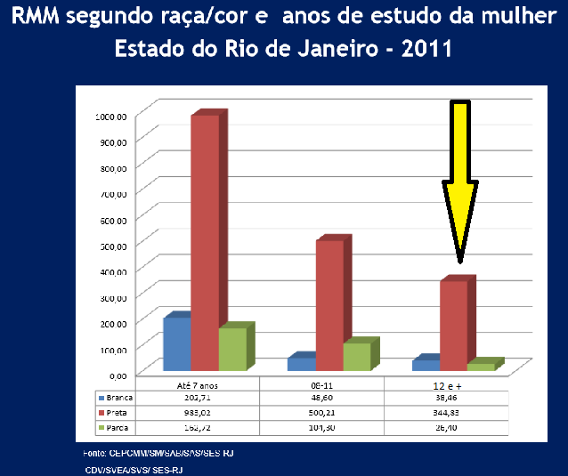 RMM escolaridade (racismo institucional explícito)